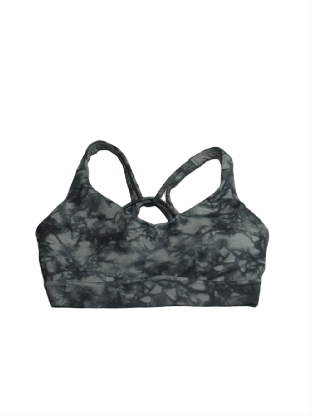 Athleta Watercolor Strappy Sports Bra